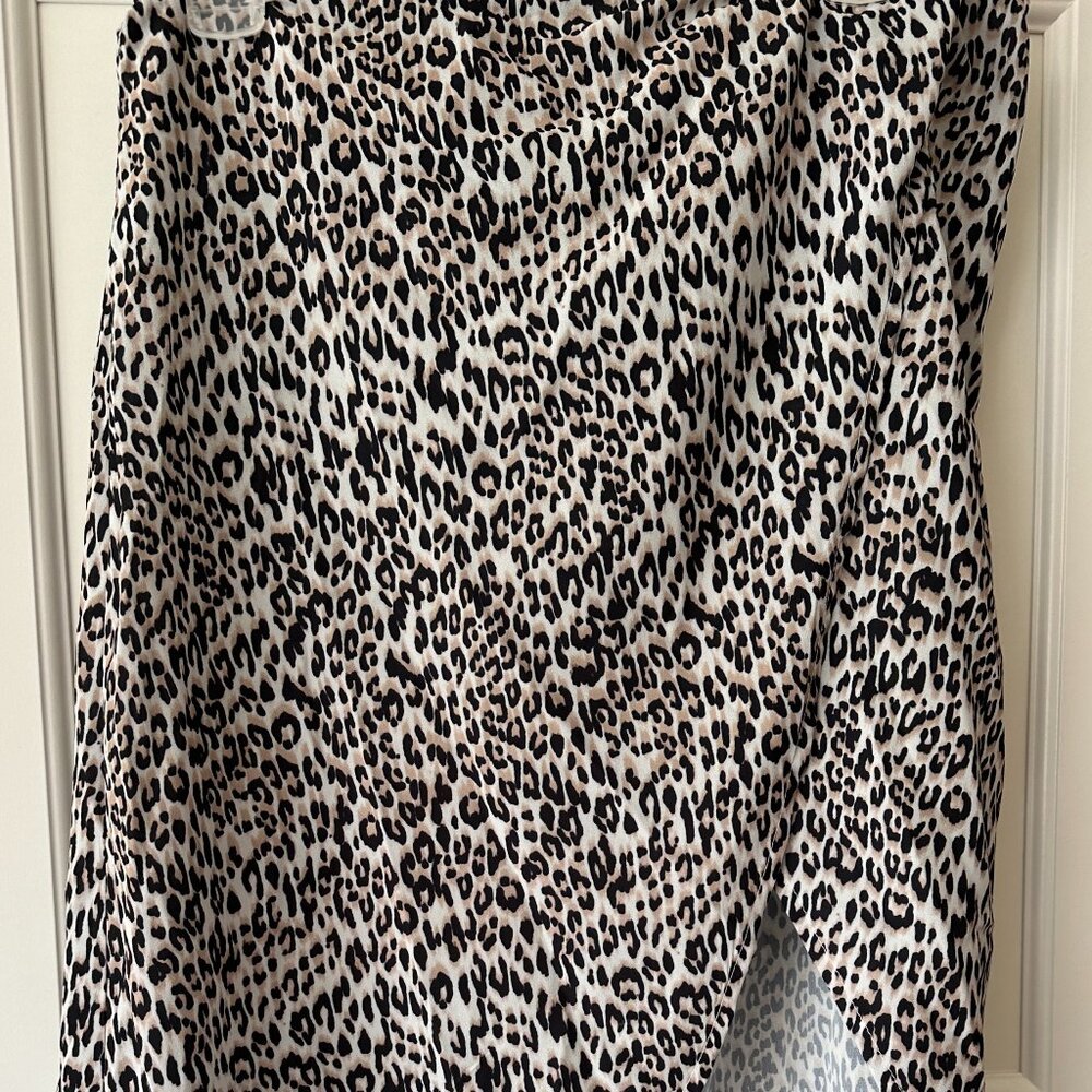Princess Polly Leopard Print Wrap Skirt